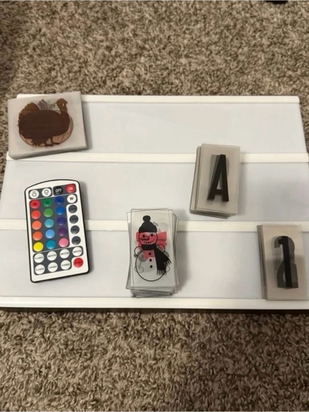 Color Changing Cinema Sign + Slides - Picture 3 of 4